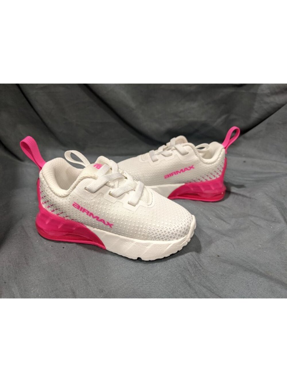 Nike Toddlers Air Max 1 Phoenix Easyon (TD) Sneakers White/Pink Black Size 5 NEW